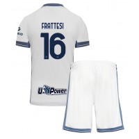 Inter Milan Davide Frattesi #16 Bortatröja Barn 2024-25 Kortärmad (+ Korta byxor)